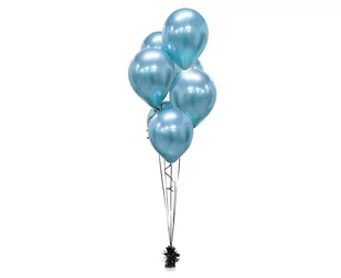 Beauty & Charm Balony lateksowe platynowe niebieskie - 30 cm - 7 szt. CB-7LNI - Balony i akcesoria - miniaturka - grafika 1