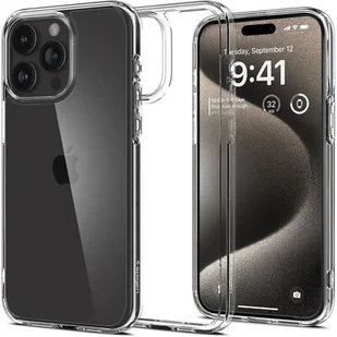 Etui SPIGEN Ultra Hybrid do Apple iPhone 15 Pro Przezroczysty - Etui i futerały do telefonów - miniaturka - grafika 1