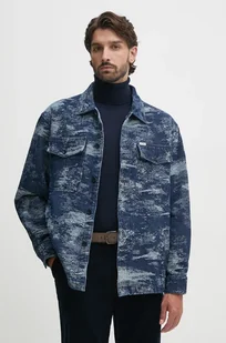 Guess kurtka BILLY męska kolor granatowy przejściowa oversize M4YN30 D5DJ1 - Kurtki męskie - miniaturka - grafika 1