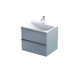 Szafka łazienkowa pod umywalkę Oristo Etna 60 cm niebieski mat OR52-SD2S-60-16R - Szafki łazienkowe - miniaturka - grafika 1