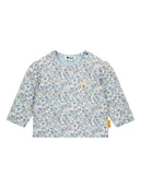 Kaftaniki dla niemowląt - Steiff Koszulka w kolorze błękitno-beżowym - miniaturka - grafika 1