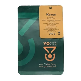 Kawa ziarnista YoCo Coffee Kenya KEGWA 250g - Kawa - miniaturka - grafika 1