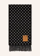 Apaszki i szaliki damskie - Ganni Szalik schwarz - miniaturka - grafika 1