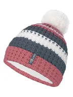 Czapki dla dzieci - Trollkids Czapka "Hallingdal" w kolorze jasnoróżowo-białym - miniaturka - grafika 1