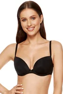 Biustonosze - Biustonosz push-up Gorteks Zara/B1 czarny - miniaturka - grafika 1