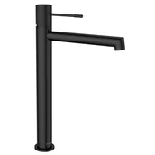 Baterie umywalkowe - Sapho Solaris bateria umywalkowa wysoka czarny mat WD006B - miniaturka - grafika 1