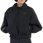 Kurtki i kamizelki sportowe damskie - Kurtka damska New Balance WJ61D8YXBK - czarna - miniaturka - grafika 1