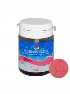 Barwnik W Proszku Food Colours Różowy 25 G - Dodatki do ciast w proszku - miniaturka - grafika 1
