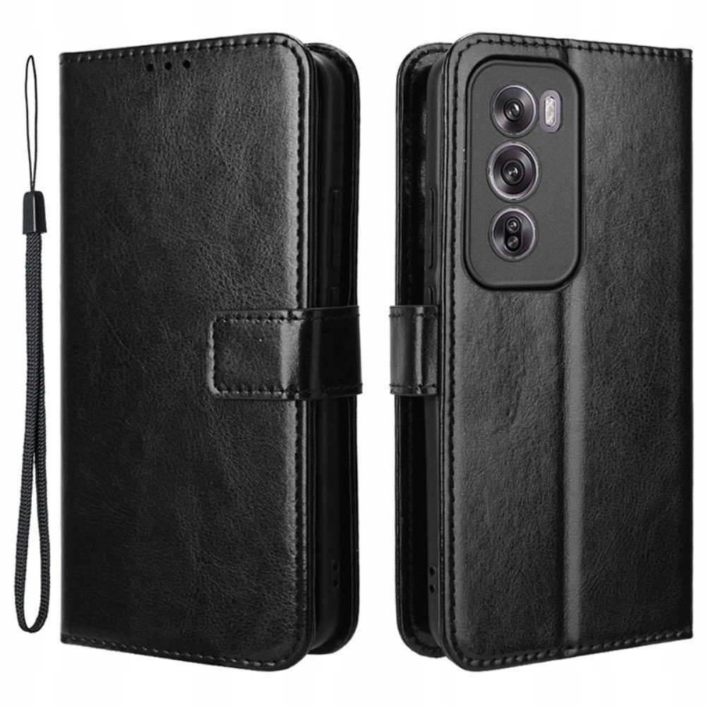 Etui Z Klapką Do Oppo Reno 12 Pro Case Portfel Skóra Ekologiczna Obudowa