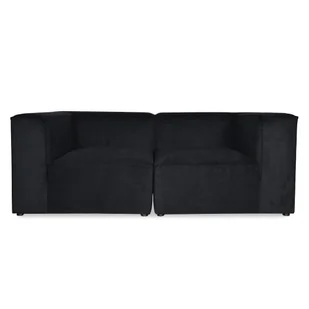 Sofa CUBE 2 - tkanina Casablanca kolor czarny - Sofy i kanapy - miniaturka - grafika 1