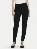Spodnie damskie - ONLY Spodnie materiałowe Poptrash 15115847 Czarny Regular Fit - miniaturka - grafika 1