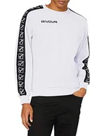 Bluzy męskie - Givova Męska bluza FELPA GIROCOLLO BAND Off-White, XL BA07 - miniaturka - grafika 1