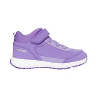 Buty dla chłopców - Viking Fun Mid GTX 1v, Męskie buty spacerowe dla dzieci i chłopców, Fioletowy, 24 EU - miniaturka - grafika 1
