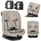 Foteliki samochodowe - FOTELIK 40-150 CM 0-36kg I-SIZE OBROTOWY ISOFIX 360 LORELLI RODEO BEŻOWY - miniaturka - grafika 1