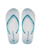 Klapki i japonki damskie - Champion Japonki Sparkling Slide S11688-CHA-WW010 Niebieski - miniaturka - grafika 1