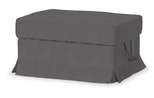 Dekoria Pokrowiec na podnóżek Ektorp Bromma grafitowy 60 x 79 x 42 cm Etna 614-705-35 - Pokrowce na meble - miniaturka - grafika 1