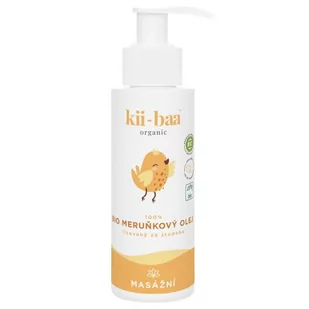 Kii-Baa Organic Baby Bio Apricot Oil olejek do ciała 100 ml dla dzieci - Balsamy i oliwki dla dzieci - miniaturka - grafika 1