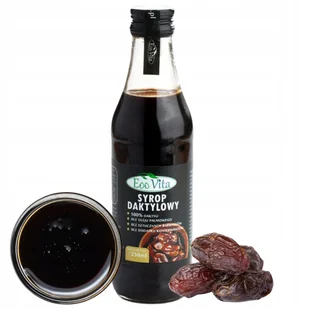 Syrop daktylowy 250ml - Syropy i koncentraty owocowe - miniaturka - grafika 1