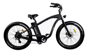 Rower elektryczny SCOOPPER C - czarna rama / czarne obręcze - Rowery elektryczne - miniaturka - grafika 1