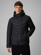 Kurtki męskie - 4F Kurtka z wypełnieniem syntetycznym męska - czarna XXL - miniaturka - grafika 1