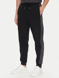 BOSS Spodnie dresowe Luke 50546839 Czarny Regular Fit - Spodnie sportowe męskie - miniaturka - grafika 1
