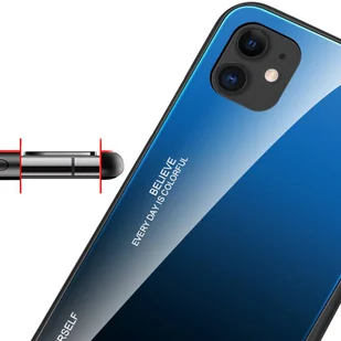 Gradient Glass etui pokrowiec nakładka ze szkła hartowanego iPhone 12 mini różowy - Etui i futerały do telefonów - miniaturka - grafika 8