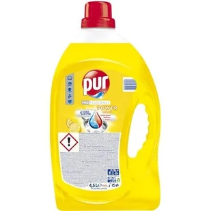 Płyn do mycia naczyń PUR Power 3Action Gel Lemon, 4,5 l - Płyny do naczyń - miniaturka - grafika 2