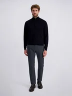 Spodnie męskie - Pierre Cardin Spodnie sztruksowe "Laval" w kolorze granatowym - miniaturka - grafika 1