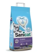Żwirek dla kotów - SANICAT Classic Lavender 8 l żwirek mineralny dla kota o zapachu lawendy - - miniaturka - grafika 1
