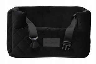 Boutiquezoo FOTELIK SAMOCHODOWY DLA PSA LEGOWISKO VELVET GRANATOWY M BTQZ-AMB-CARSEAT-VELVET-BLUE-M - Sprzęt podróżny i transportery dla psów - miniaturka - grafika 2