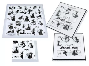 Hanipol Serwetki papierowe 20szt Koci świat CARMANI 026-0107 [E-60885] - Folia, papier śniadaniowy, serwetki - miniaturka - grafika 1