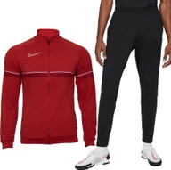 Dresy męskie - Nike Dres męski Nike Dri-FIT Academy czerwono czarny - miniaturka - grafika 1