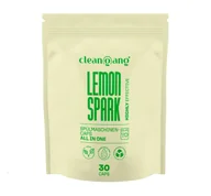 Płyny do naczyń - Cleangang Lemon Spark All in One 12w1 kapsułki do zmywarki 30 sztuk - miniaturka - grafika 1