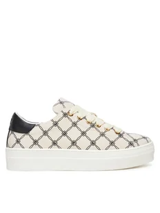 Elisabetta Franchi Sneakersy F4A9E0245 257 S Beżowy - Buty dla dziewczynek - miniaturka - grafika 1