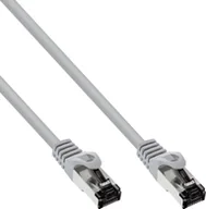 Patchcordy - InLine® Patchkabel, S/FTP PiMf, Cat.8.1, 2000MHz, halogenfrei, grau, 3m - miniaturka - grafika 1