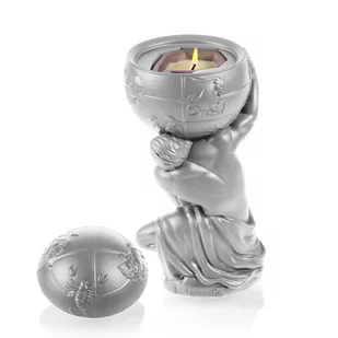 Świecznik Atlas White Poli - Świeczniki - miniaturka - grafika 1