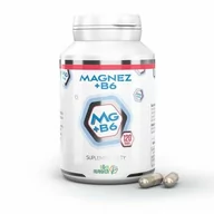 Witaminy i minerały - MAGNEZ + B6 120 kaps. 652mg B&M - miniaturka - grafika 1