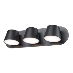 Italux Kinkiet lampa ścienna Kuola MB1350-3 BK Czarny MB1350-3 BK - Lampy ścienne - miniaturka - grafika 1