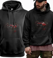 Bluzy męskie - Bluza męska kierowcy czarna prezent Chevrolet Silverado XL urodziny - miniaturka - grafika 1