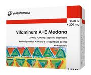 Medana Vit. A+E kaps. 2500 j.m.+0,2g 40 szt.