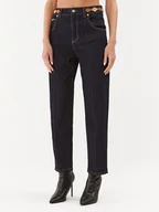 Spodnie damskie - Just Cavalli Jeansy 75PAB5TB Niebieski Boyfriend Fit - miniaturka - grafika 1