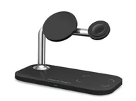 Ładowarki do telefonów - Mobile Origin 3-in-1 Wireless charger black FRL-WCH-31-BLK - miniaturka - grafika 1