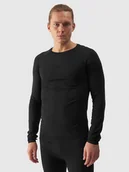 Bielizna sportowa męska - 4F Podkoszulek termiczny w kolorze czarnym - miniaturka - grafika 1
