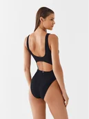 Stroje kąpielowe - Calvin Klein Swimwear Strój kąpielowy KW0KW02214 Czarny - miniaturka - grafika 1