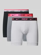 Majtki męskie - Obcisłe bokserki z elastycznym paskiem z logo w zestawie 3 szt. - miniaturka - grafika 1