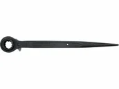 Klucze i nasadki - Vorel Dwustronny klucz nasadkowy z grzechotka 19x22 mm do rusztowań 52936 - miniaturka - grafika 1