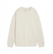 Bluzy damskie - Puma moteriškas megztinis ESS Oversize, natūralios baltos spalvos - miniaturka - grafika 1