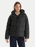 Kurtki damskie - Tommy Hilfiger Kurtka puchowa WW0WW45739 Czarny Regular Fit - miniaturka - grafika 1