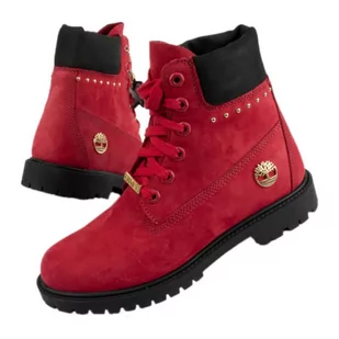 Buty trekkingowe Timberland W TB0A2MBU (kolor Czerwony) - Buty trekkingowe damskie - miniaturka - grafika 1