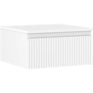 Szafki łazienkowe - Mexen Rivel szafka łazienkowa podumywalkowa 50 cm z blatem, 1 szuflada, ryflowana , biała mat - 91A20-05023-1-BFC01 - miniaturka - grafika 1